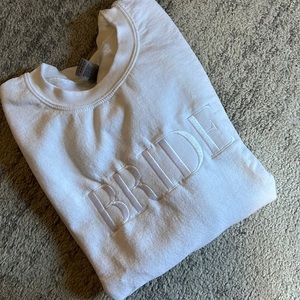 BRIDE Embroidered crew neck | size small